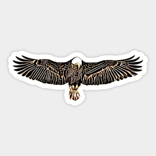 Eagle Wings Art Design Sticker